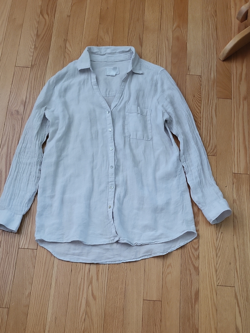 EUC 100% Linen Shirt Sigrid Olsen M